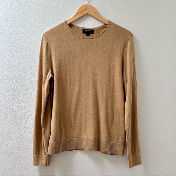 Banana Republic Factory Camel Crewneck Forever Sweater - Picture 2 of 5
